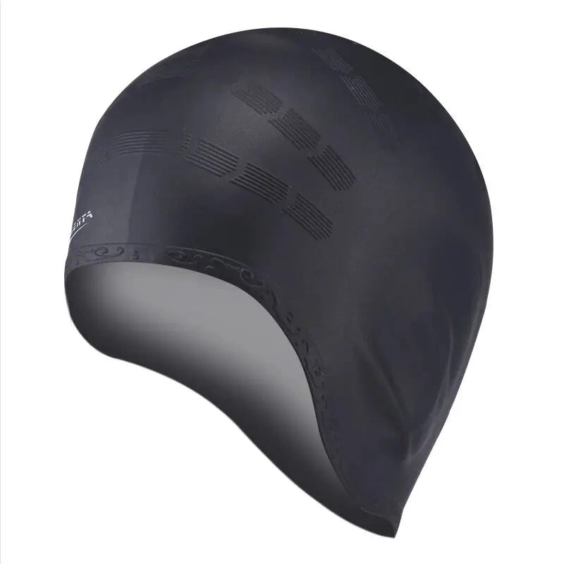 Adults High Elastic Silicone Swimming Cap β Unisex Waterproof Swim Hat
