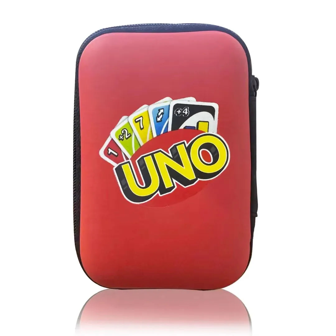 MINISO UNO Travel Zipper Case – Portable Card Game Storage