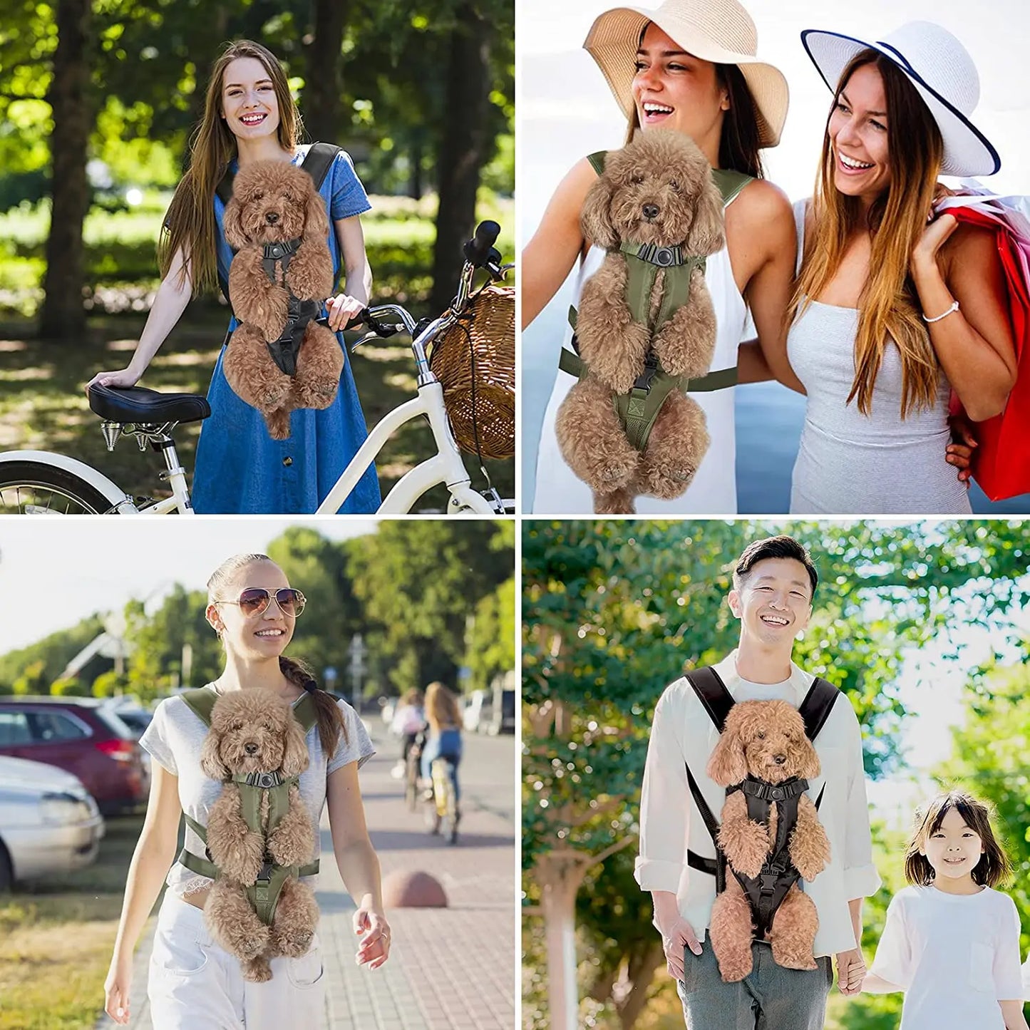 Pet Dog & Cat Backpack Carrier | Adjustable, Breathable, Lightweight