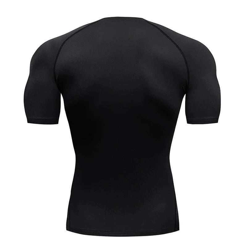 Unisex Summer Compression Sportswear – High Elastic Cotton Training Top
