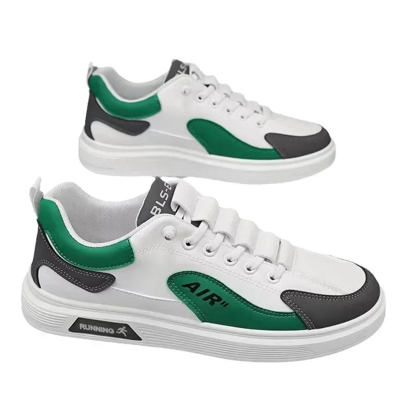 Trend 2025 Men’s Leather Low-Top Casual Shoes – Stylish & Comfortable