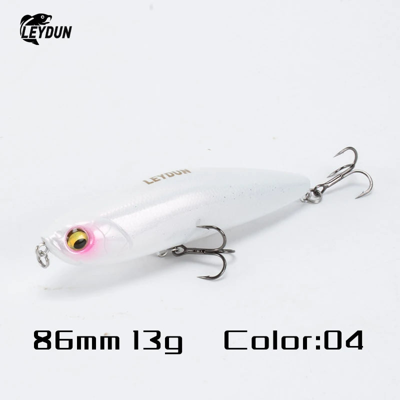 LEYDUN Z-Claw Floating Pencil Fishing Lure – Topwater Hard Bait