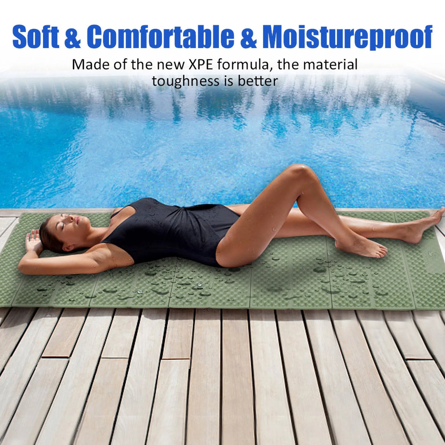 Outdoor Sleeping Pad – Inflatable Foam Camping Mattress