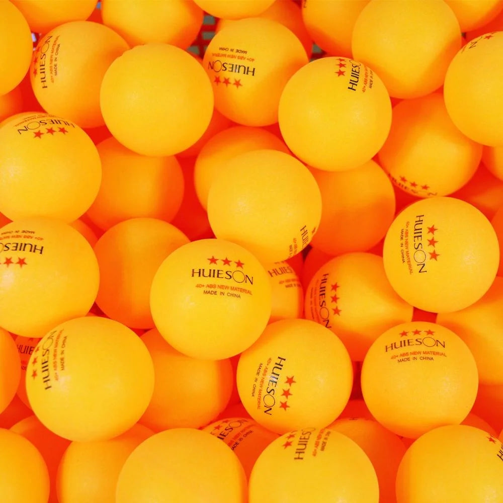 Huieson 3-Star Table Tennis Balls – 10-Pack, 40+mm, 2.8g