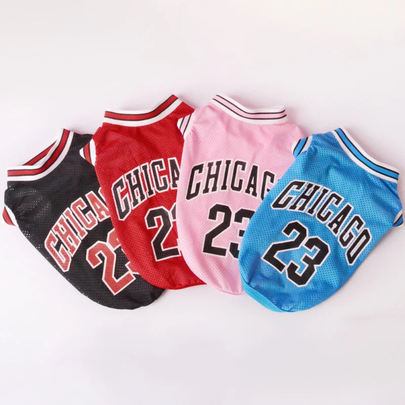 Mesh Breathable Dog Basketball Jersey | XS–5XL
