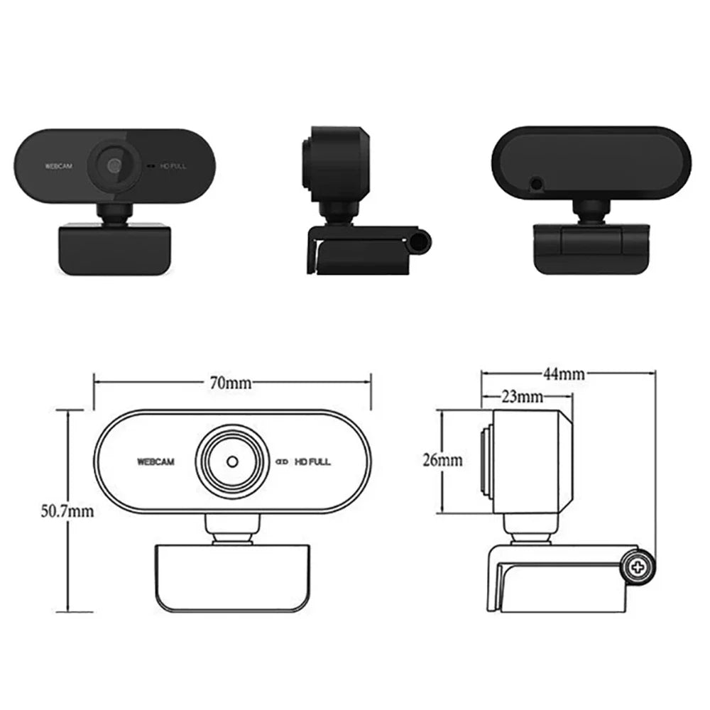 USB HD Webcam with Auto Focus – 480P / 720P / 1080P / 2K