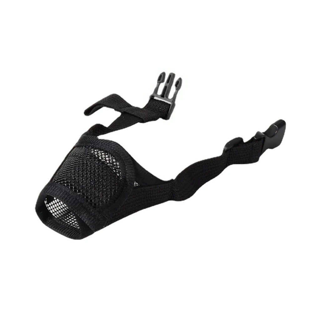 Adjustable Dog Muzzle – Anti-Barking & Anti-Biting Breathable Polyester Muzzle for Dogs