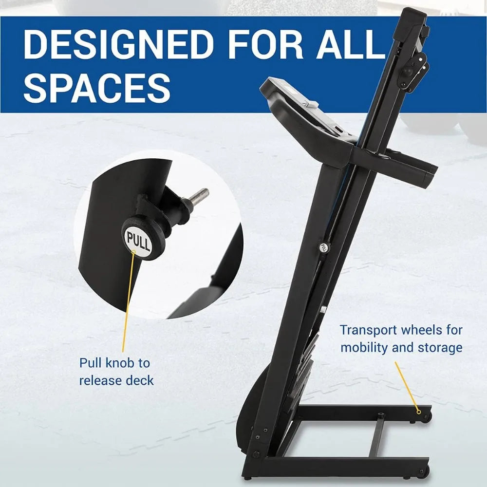 XTERRA+ Portable Electric Treadmill – Foldable Home Fitness Solution