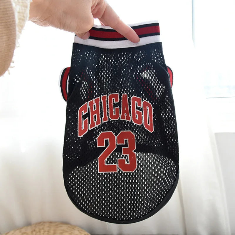 Mesh Breathable Dog Basketball Jersey | XS–5XL