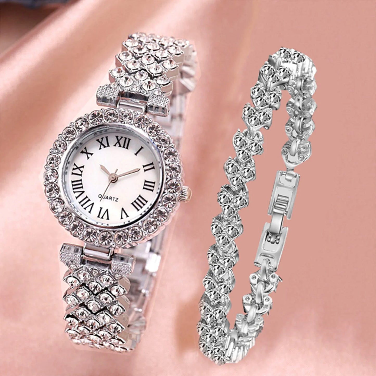 Watch For Women Watches 2025 Best Selling Products Luxury Watch Luxury Brand Reloj Mujer Watch Bracelet Set Diamond Steel Band