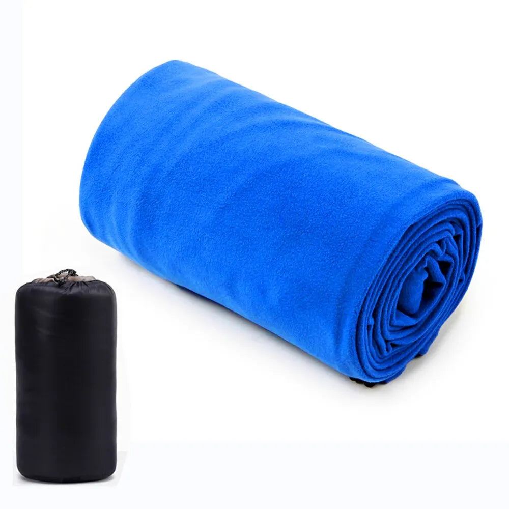 Ultra-Light Fleece Sleeping Bag Liner – Portable Envelope Travel Sheet for Adults, Camping & Outdoor Use