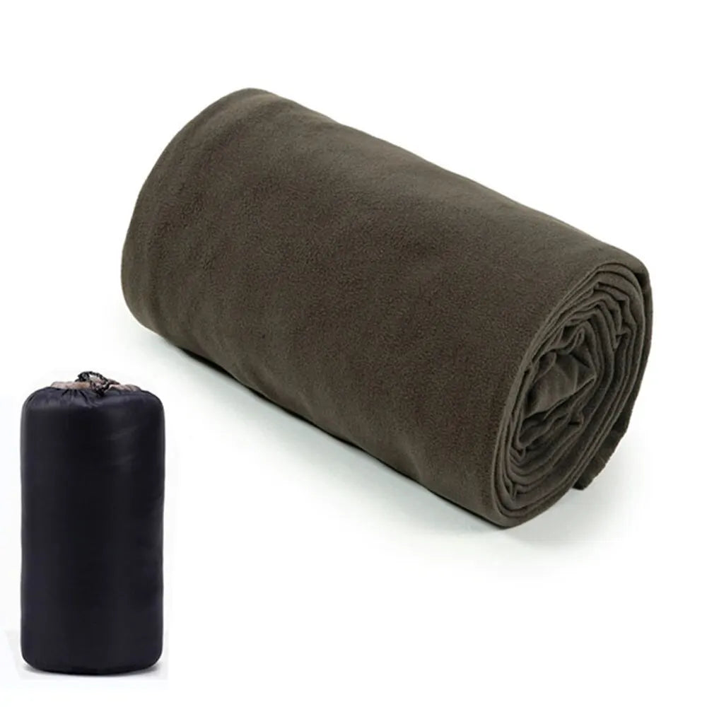 Ultra-Light Fleece Sleeping Bag Liner – Portable Envelope Travel Sheet for Adults, Camping & Outdoor Use