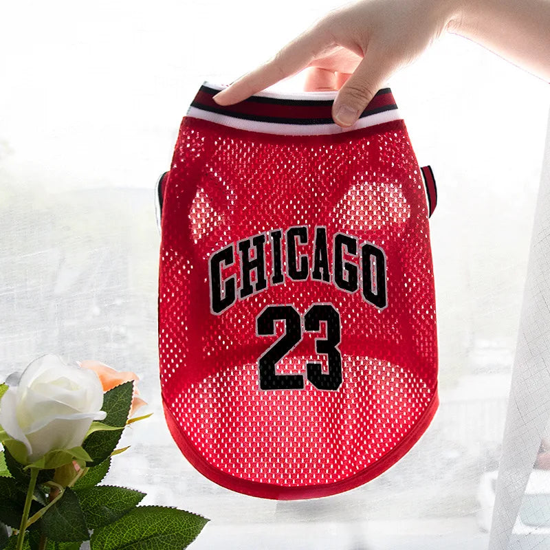 Mesh Breathable Dog Basketball Jersey | XS–5XL