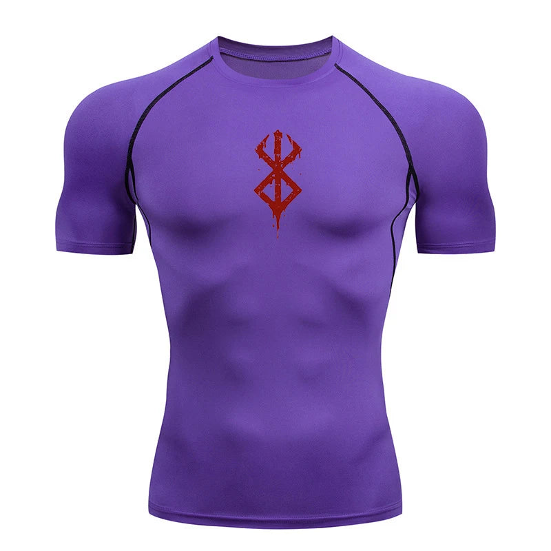 Unisex Summer Compression Sportswear – High Elastic Cotton Training Top