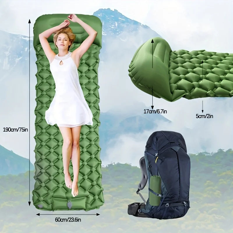 Ultralight Outdoor Camping Inflatable Mattress – Comfortable Sleep Anywhere