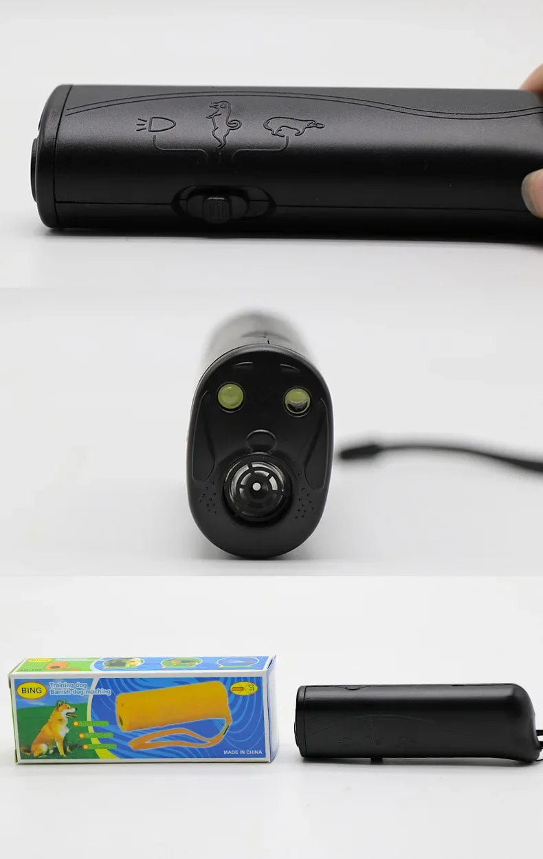 Double Ultrasonic Dog Repeller – High-Power Anti-Barking Device for Dogs