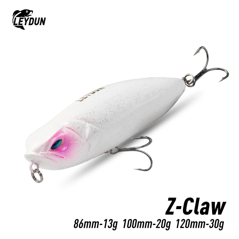 LEYDUN Z-Claw Floating Pencil Fishing Lure – Topwater Hard Bait