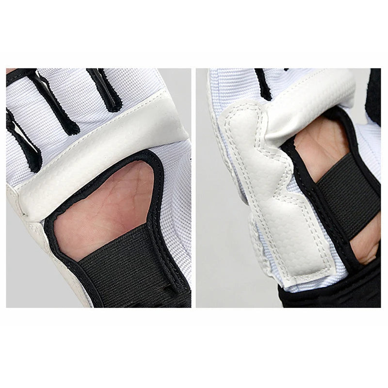 Unisex Polyester Taekwondo Foot Gloves & Ankle Protector Set