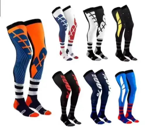 Colorful Cycling & Motorcycle Long Riding Socks