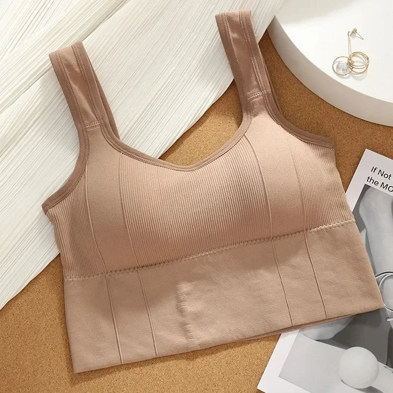 Women's Breathable Sports Bra – Seamless Yoga & Fitness Top