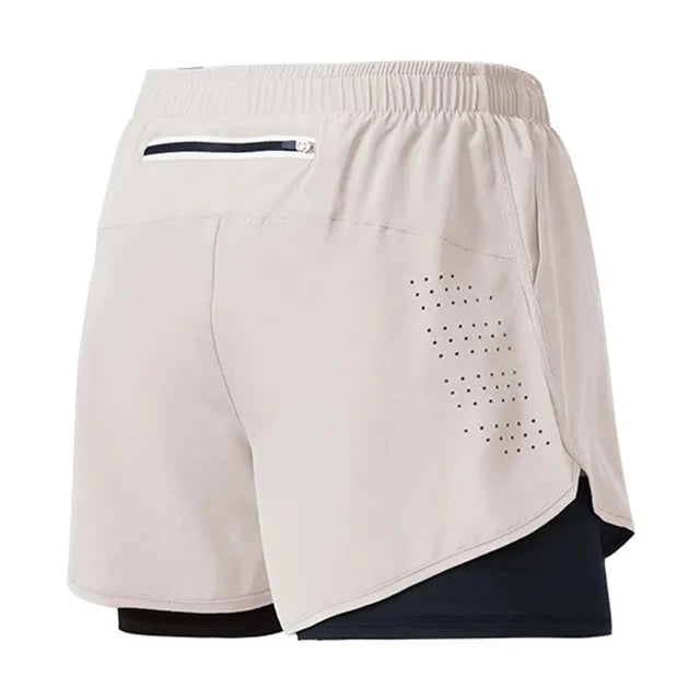 Men’s Quick-Drying Running Shorts – Solid Black Fitness Shorts