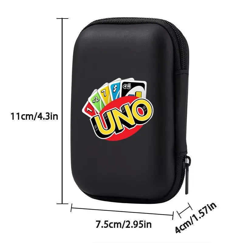 MINISO UNO Travel Zipper Case – Portable Card Game Storage