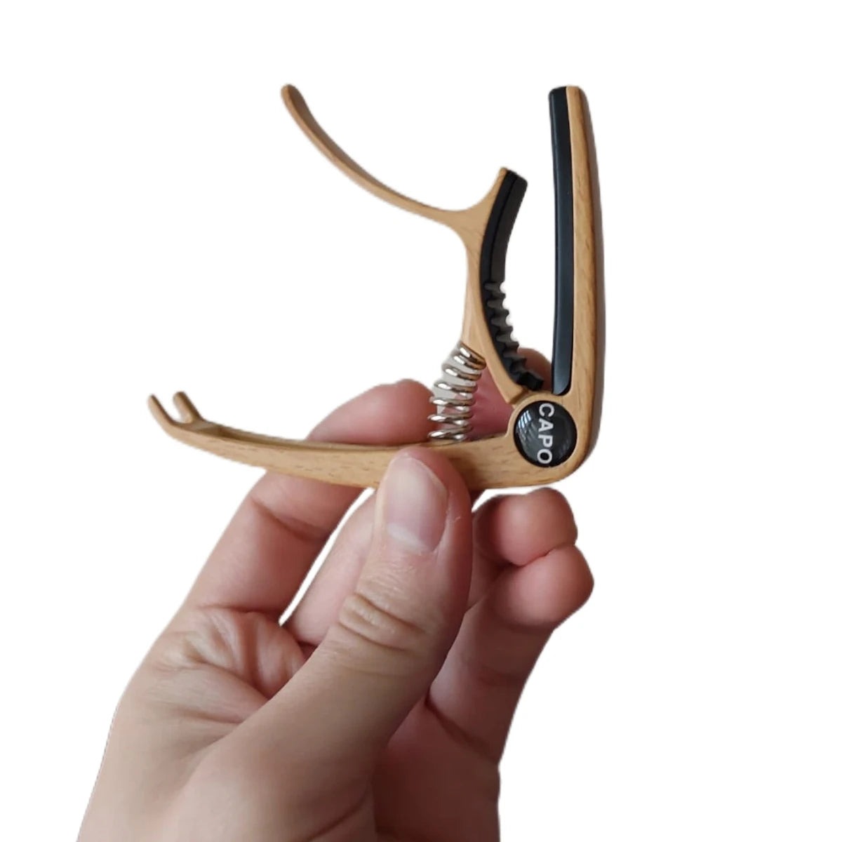 Zinc Alloy Guitar, Ukulele & Mandolin Capo – Quick-Change Clamp with Silicone Padding