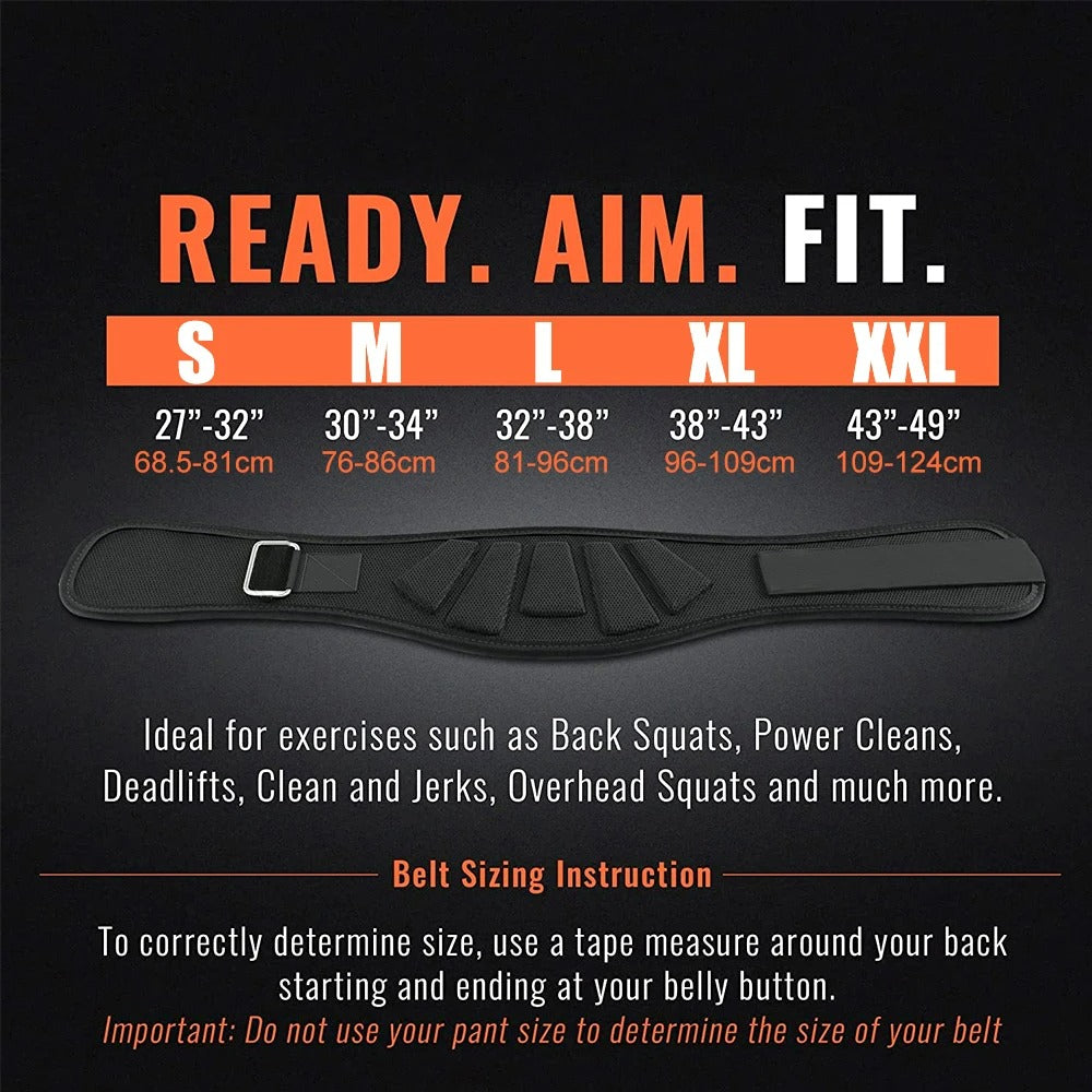 Sports Fitness Weight Lifting Waist Belt