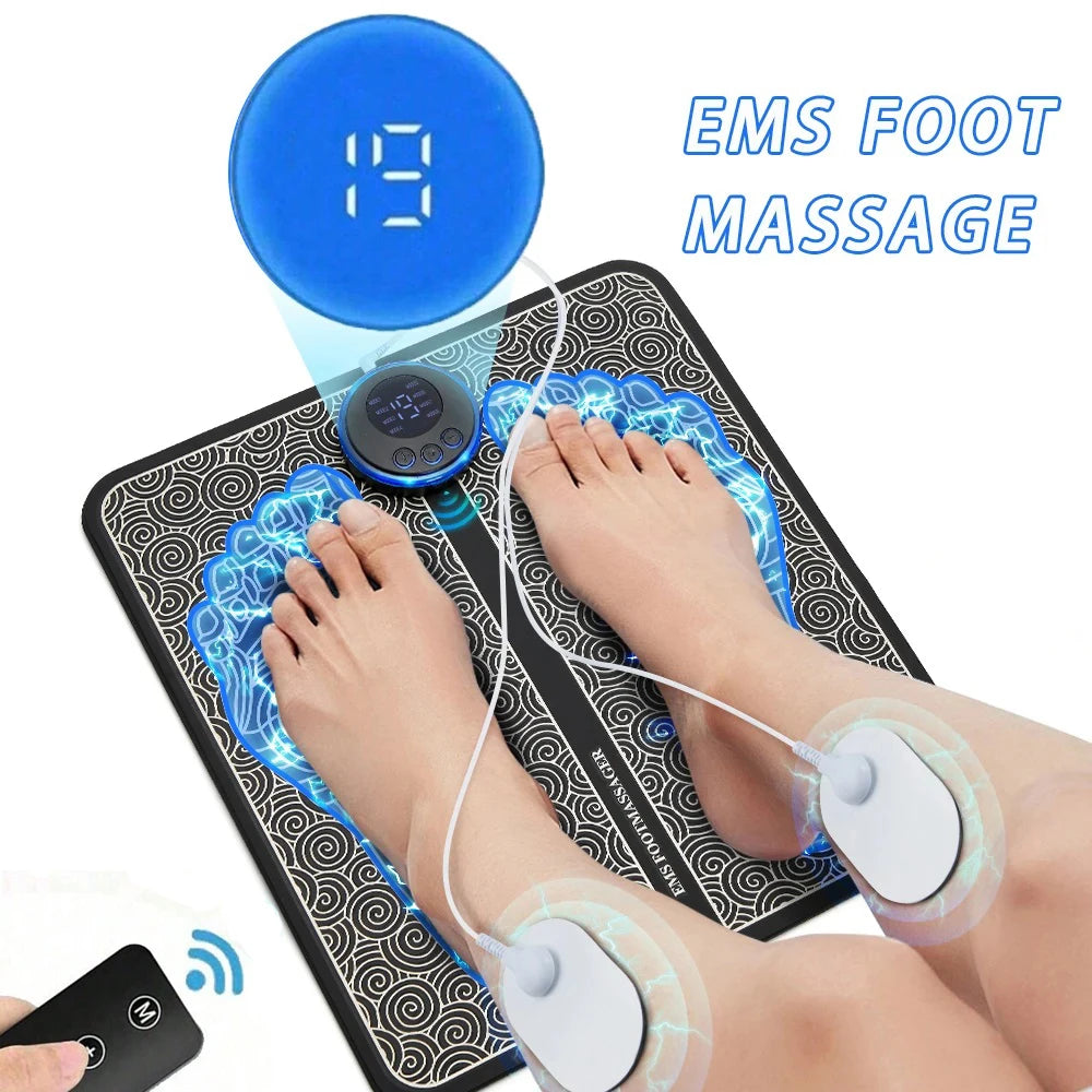 EMS Foot Massager Therapy Machine – Automatic Foot Meridian Pressing Device