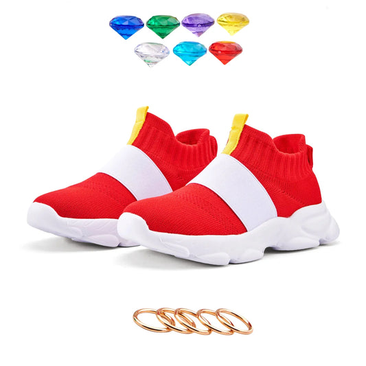 Sonic Shoes for Kids – Cartoon Anime Red Sneakers