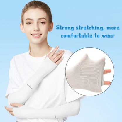 Ice Silk Cycling Arm Sleeves – UV Protection & Breathable Comfort