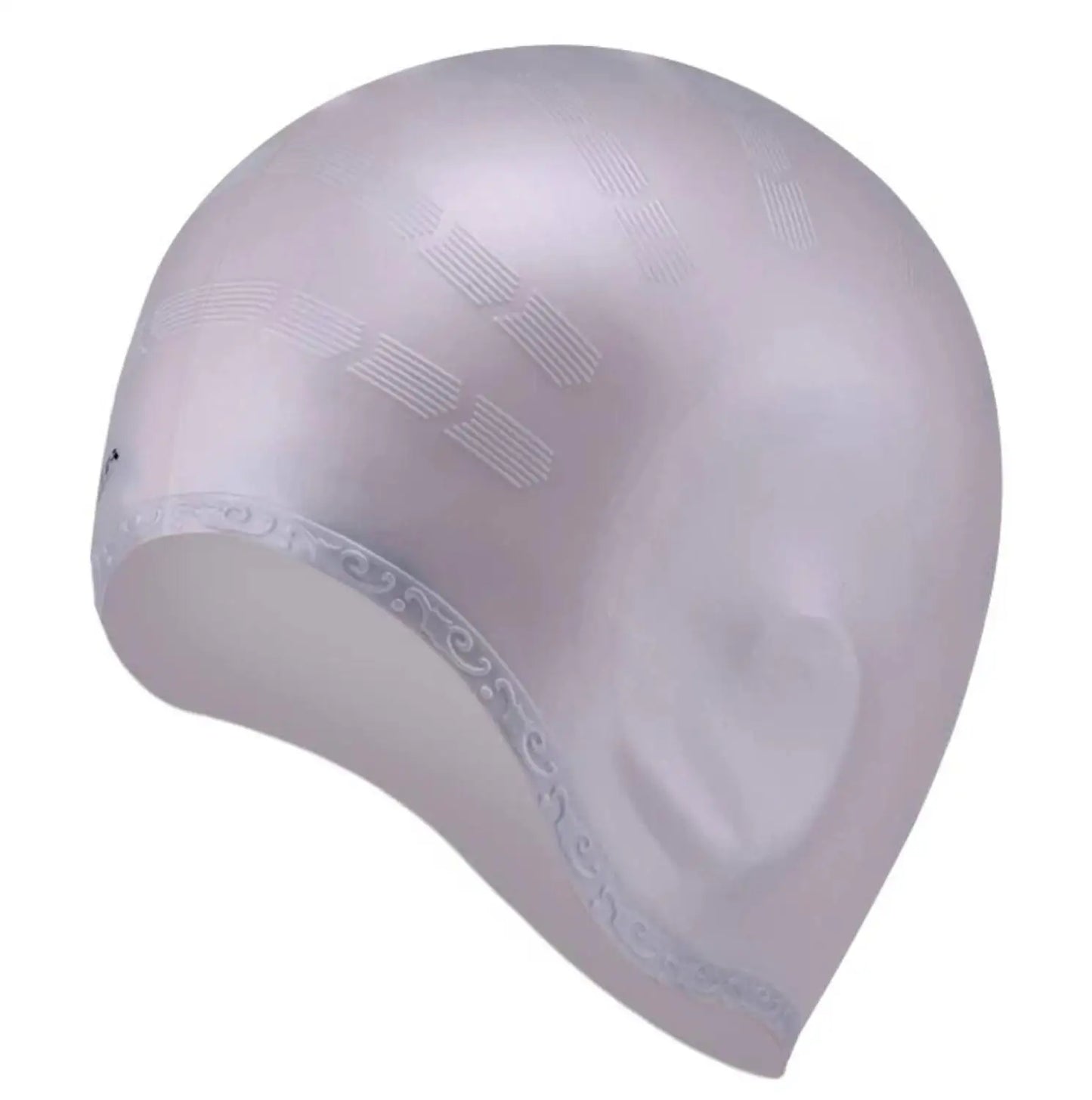 Adults High Elastic Silicone Swimming Cap – Unisex Waterproof Swim Hat