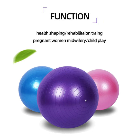 PVC Fitness Ball – Durable, Anti-Slip, Versatile