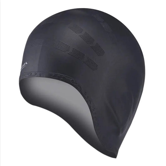 Adults High Elastic Silicone Swimming Cap – Unisex Waterproof Swim Hat