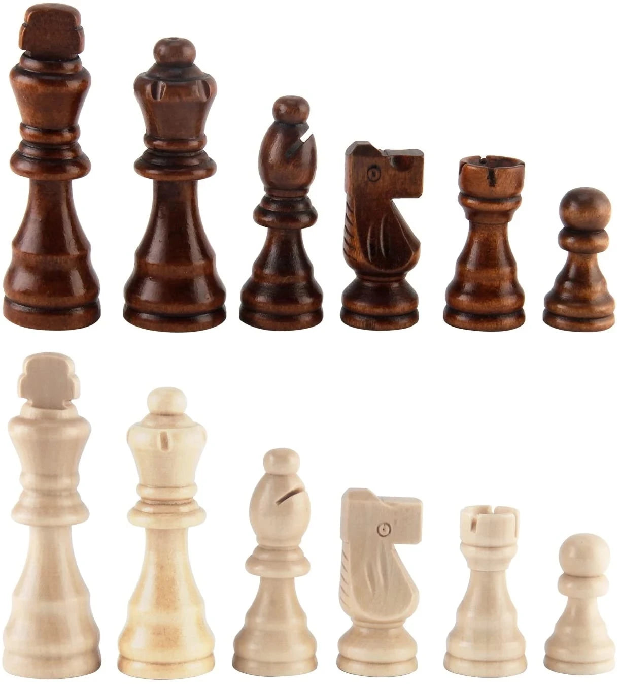 32-Piece Wooden Chess Set – Standard Staunton Tournament Pieces (8cm King Height)