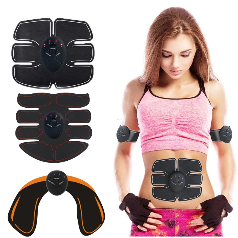 Wireless EMS Muscle Stimulator – Abs, Buttocks & Core Training Body Sculpting & Toning Massager (6 Modes)