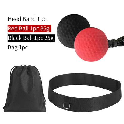 Boxing Reflex Ball with Headband – Punching Speed & Hand-Eye Coordination Training