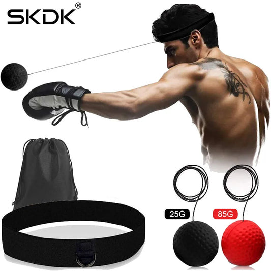 Boxing Reflex Ball with Headband – Punching Speed & Hand-Eye Coordination Training