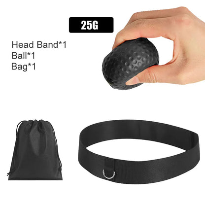 Boxing Reflex Ball with Headband – Punching Speed & Hand-Eye Coordination Training