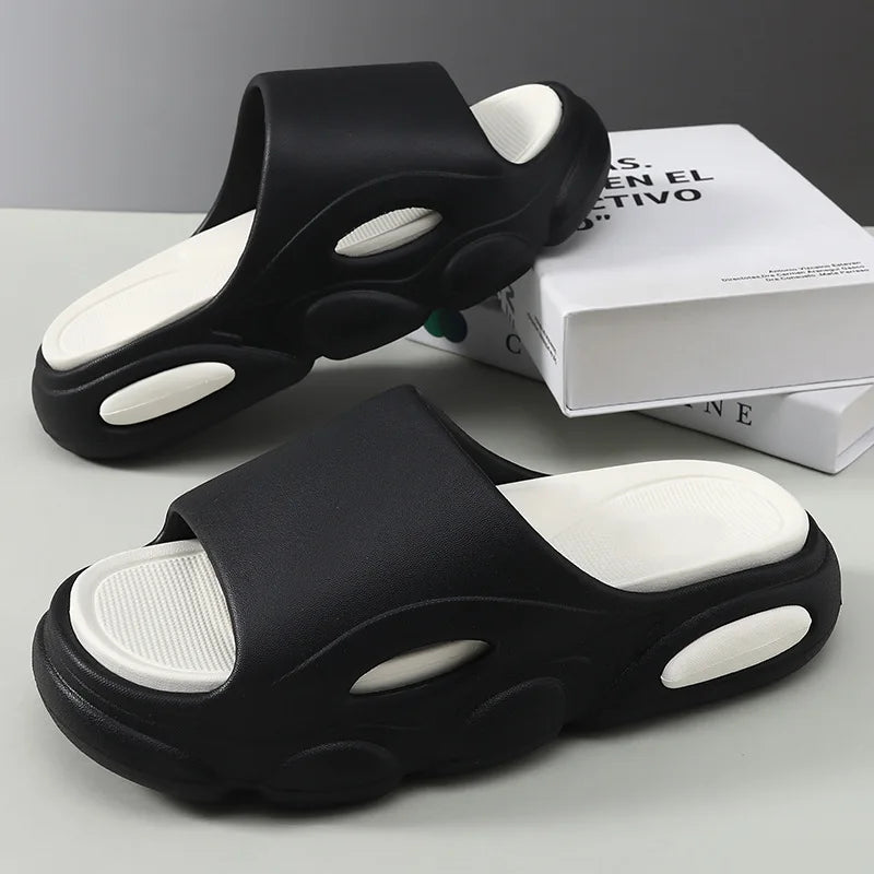 YEAE Men’s Summer Outdoor Platform Slides – Lightweight EVA Non-Slip Sandals