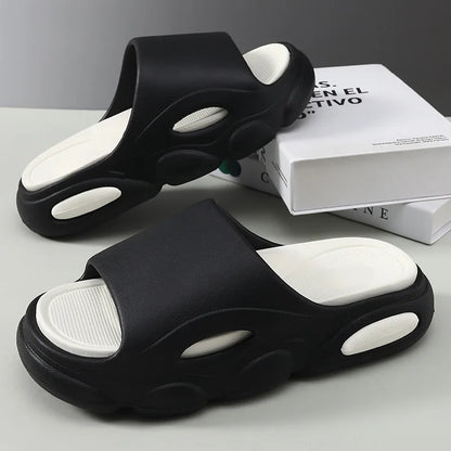 YEAE Men’s Summer Outdoor Platform Slides – Lightweight EVA Non-Slip Sandals