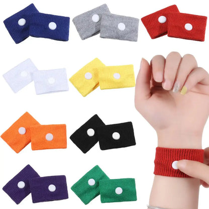 2PCS Motion Sickness Relief Wristbands – Natural Nausea Support