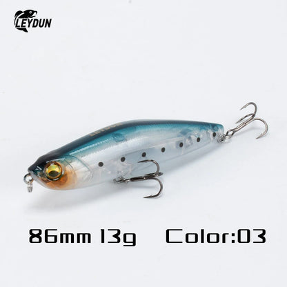 LEYDUN Z-Claw Floating Pencil Fishing Lure – Topwater Hard Bait