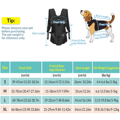 Pet Dog & Cat Backpack Carrier | Adjustable, Breathable, Lightweight