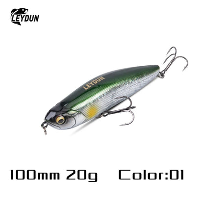 LEYDUN Z-Claw Floating Pencil Fishing Lure – Topwater Hard Bait