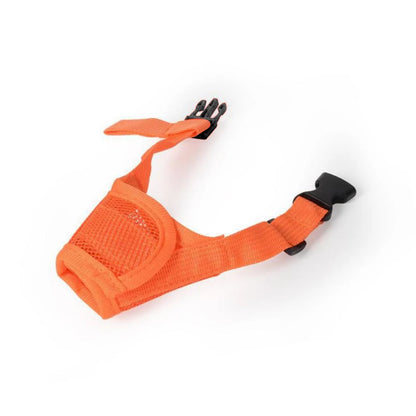 Adjustable Dog Muzzle – Anti-Barking & Anti-Biting Breathable Polyester Muzzle for Dogs