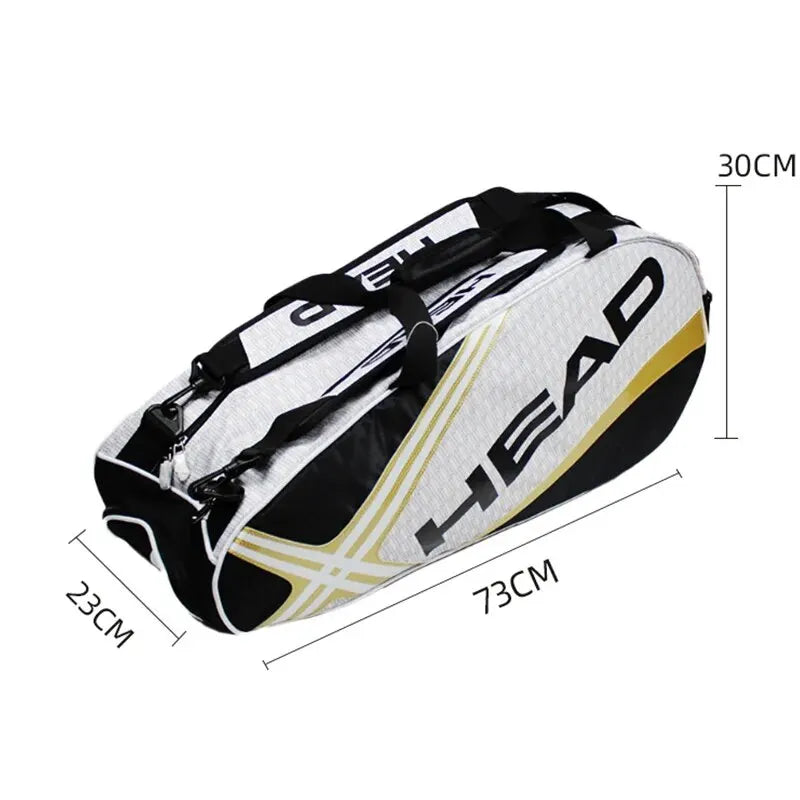 HEAD Tennis Racket Bag – Large Capacity 3–6 Racquets with Separate Shoe Compartment, Backpack Style