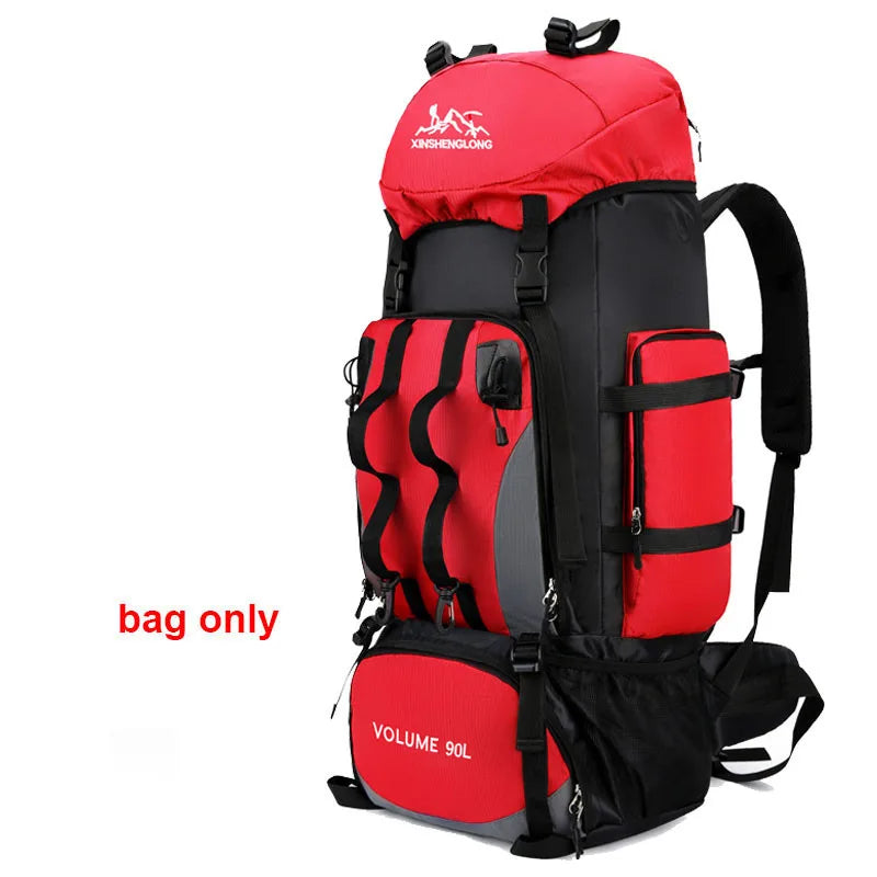 Scione 90L Waterproof Hiking & Camping Backpack – Large Capacity Trekking Bag for Men & Women