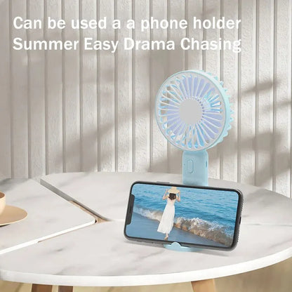 Portable Mini USB Fan – Foldable Desktop Pocket Fan for Office, Home & Travel