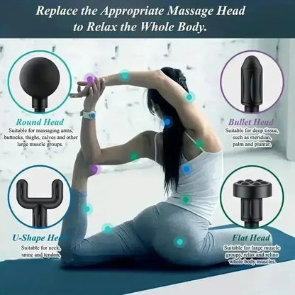 UXPU Mini Fascia Massage Gun – USB Rechargeable Muscle Relaxation Device